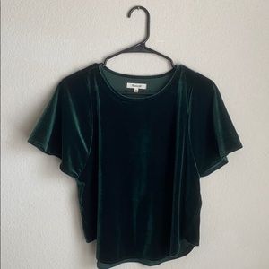 Madewell Velvet Top